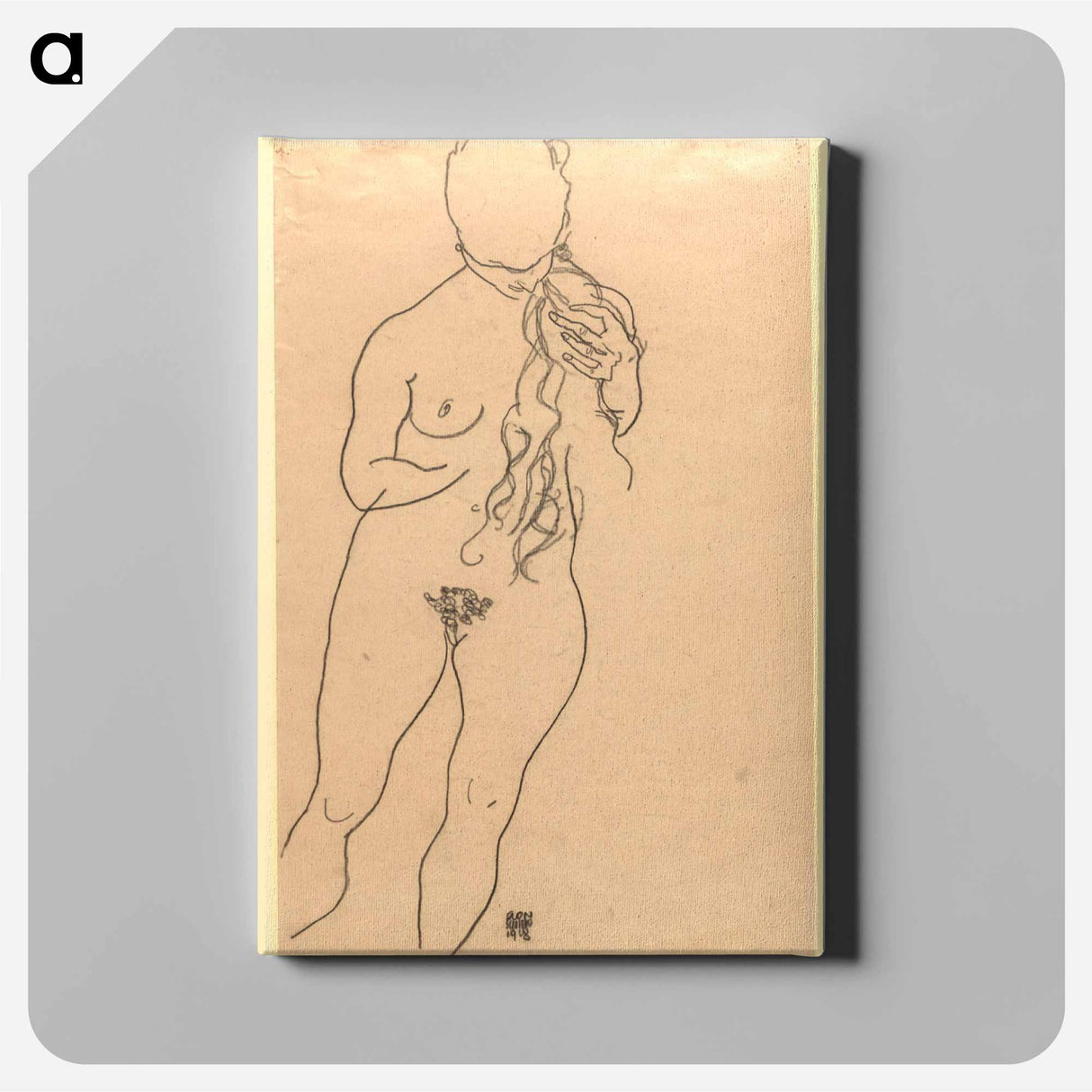 アートパネル-Nude Girl
 - ウィーン博物館 Canvas.