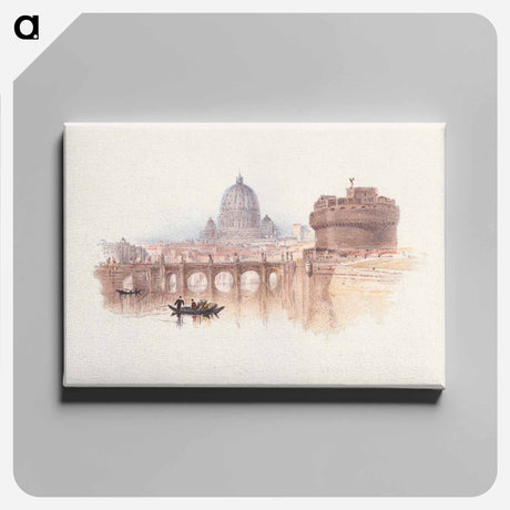 アートパネル-Rome, Castle of St. Angelo
 - イェール大学アートギャラリー Canvas.