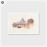アートポストカード-Rome, Castle of St. Angelo
 - イェール大学アートギャラリー Postcard.