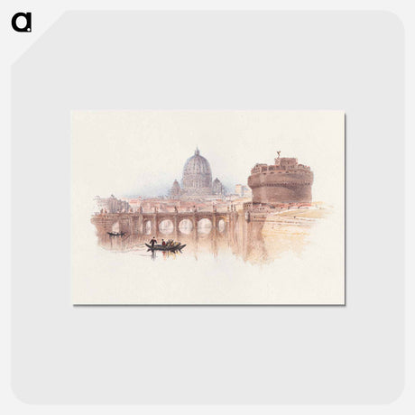 アートポストカード-Rome, Castle of St. Angelo
 - イェール大学アートギャラリー Postcard.