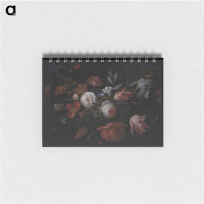 アートメモ帳-A Garland of Flowers - エイブラハム ミニョン Memo.