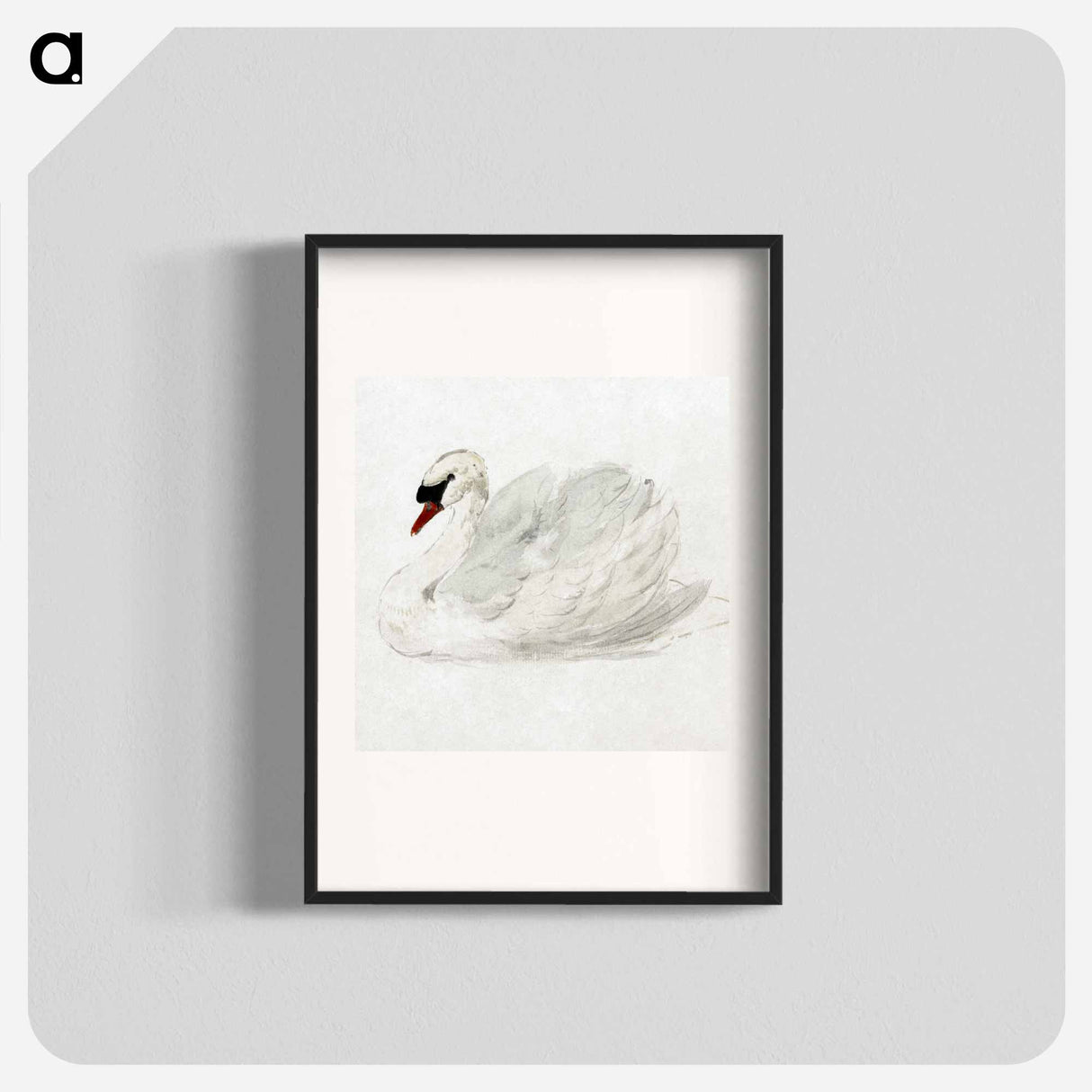 Mute swan - アールト シューマン Poster.