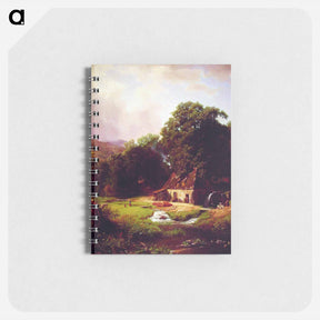 アートメモ帳-The Old Mill - アルバート ビアスタット Memo.