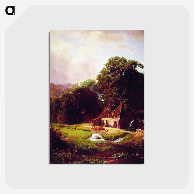 1-9_Albert-Bierstadt_postcard