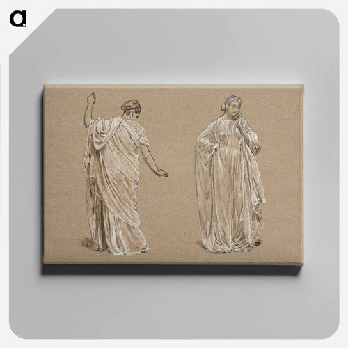 Draped Model - アルバート ジョセフ ムーア Canvas.