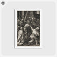 アートポストカード-Bearing of the Cross - アルブレヒト デューラー Postcard.