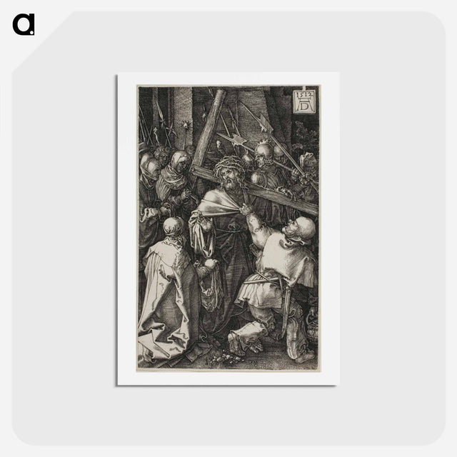 アートポストカード-Bearing of the Cross - アルブレヒト デューラー Postcard.