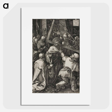 アートポスター-Bearing of the Cross - アルブレヒト デューラー Poster.