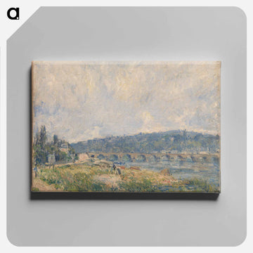 Sèvres Bridge - アルフレッド シスレー Canvas.