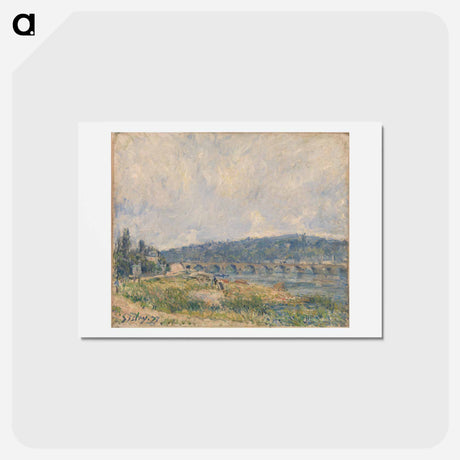 アートポストカード-Sèvres Bridge - アルフレッド シスレー Postcard.