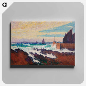 アートパネル-Rosehearty pier - アルフレッド ウィリアム フィンチ Canvas.