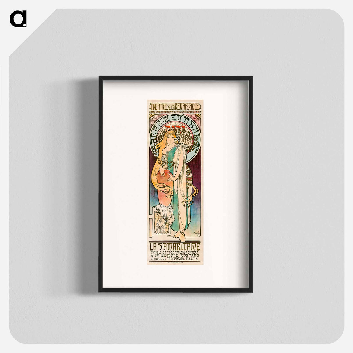 La Samaritaine - Alphonse Mucha Poster.