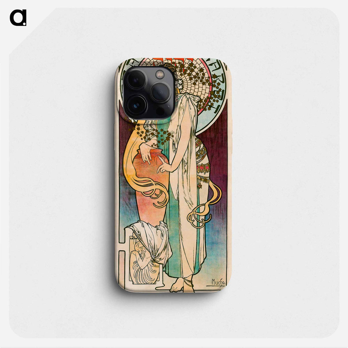 La Samaritaine - アルフォンス ミュシャ Phone Case.