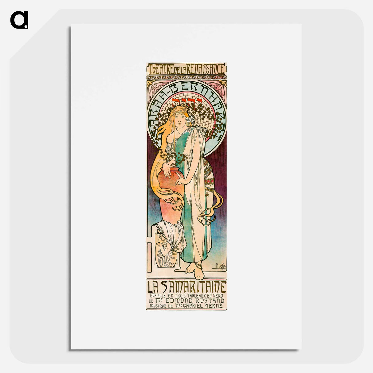 La Samaritaine - アルフォンス ミュシャ Poster.