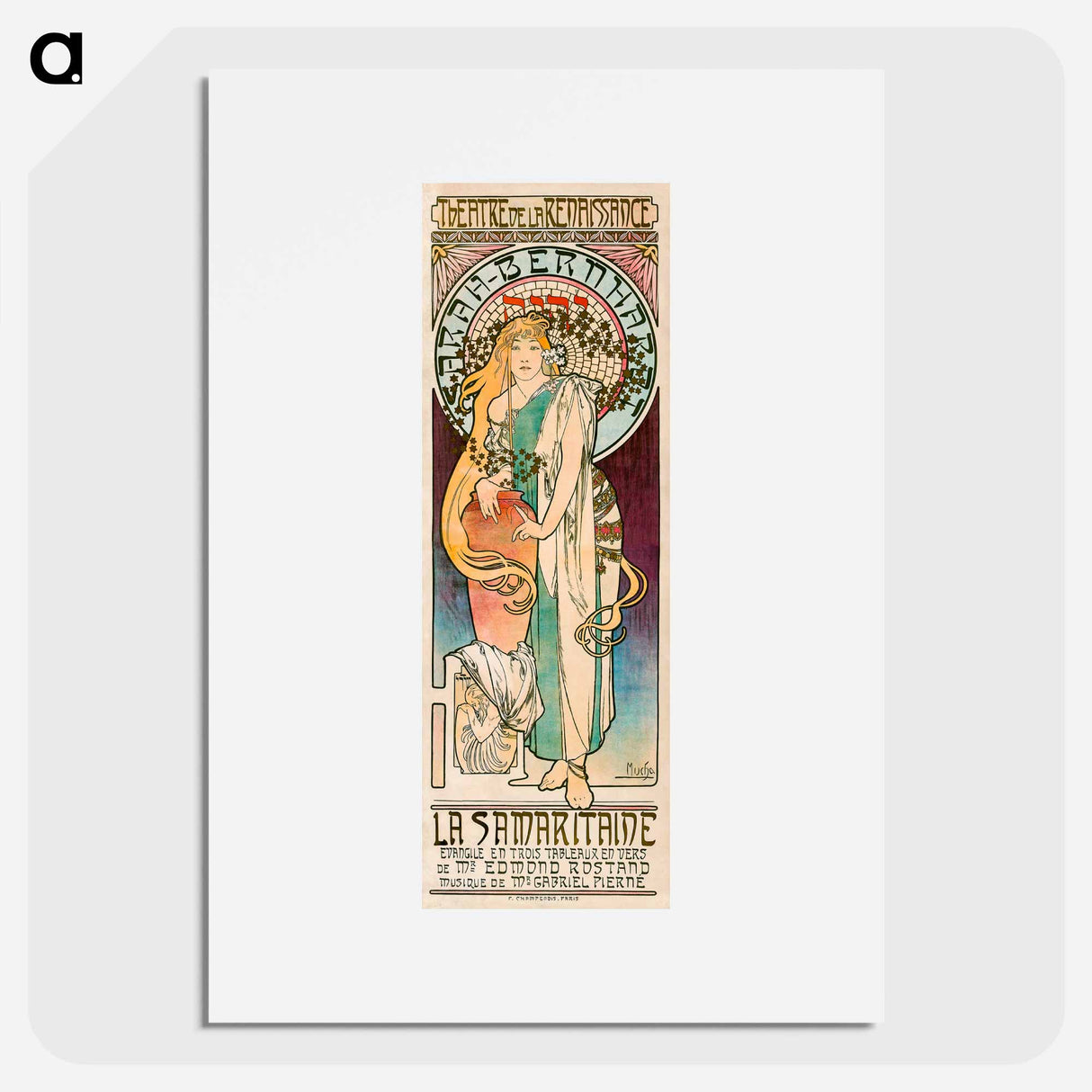 La Samaritaine - Alphonse Mucha Poster.