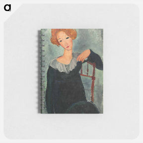 アートメモ帳-Woman with Red Hair - アメデオ モディリアーニ Memo.