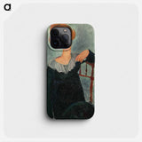 Woman with Red Hair - アメデオ モディリアーニ Phone Case.