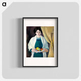 Portrait of the Artist's Wife - オーガスト マッケ Poster.