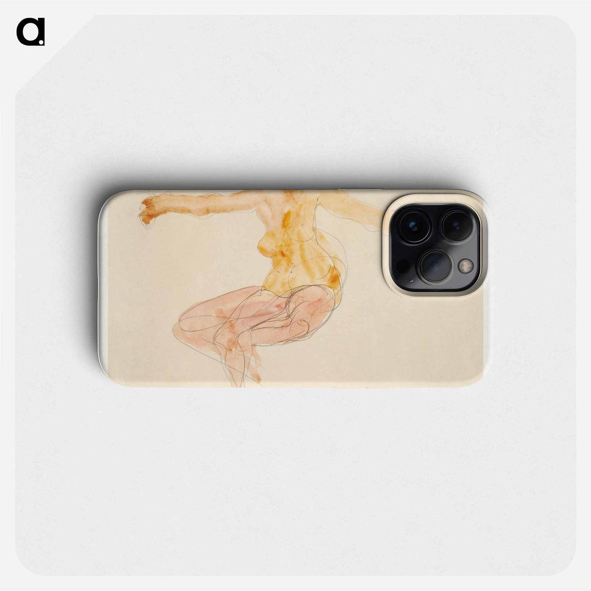 Nude woman dancing sensually - Auguste Rodin Phone Case.