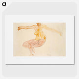 アートポスター-Nude woman dancing sensually - オーギュスト ロダン Poster.