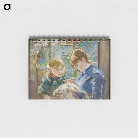 アートメモ帳-The Artist's Daughter, Julie, with her Nanny
 - ベルト モリゾ Memo.