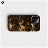 Card and Backgammon Players - Caravaggio Phone Case.