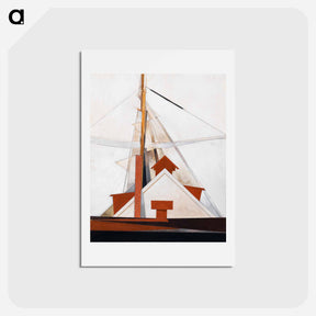 アートポストカード-Masts - チャールズ デムス Postcard.