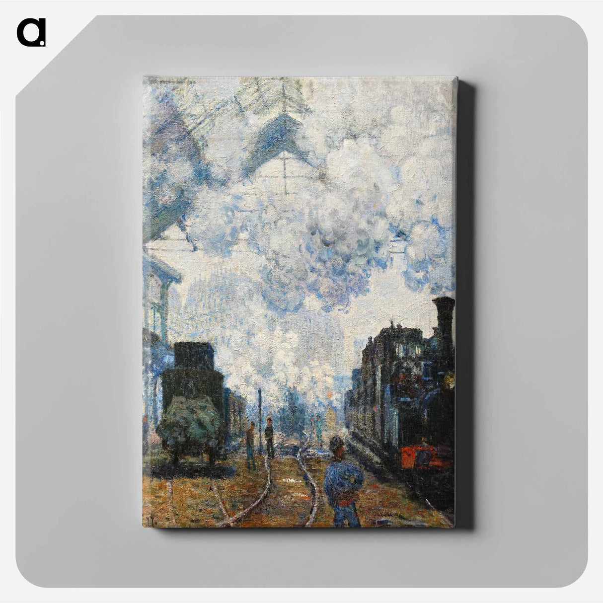 Arrival of the Normandy Train - Claude Monet Canvas.