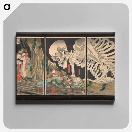 アートパネル-Mitsukuni Defying the Skeleton Specter
 - ダラス美術館 Canvas.