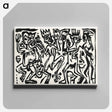 アートパネル-Die Irren III
 - デトロイト美術館 Canvas.