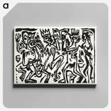 アートパネル-Die Irren III
 - デトロイト美術館 Canvas.