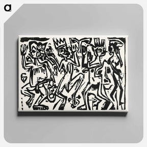 アートパネル-Die Irren III
 - デトロイト美術館 Canvas.