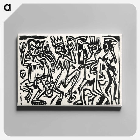 アートパネル-Die Irren III
 - デトロイト美術館 Canvas.