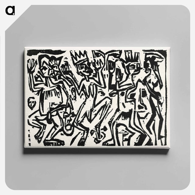 アートパネル-Die Irren III
 - デトロイト美術館 Canvas.