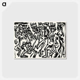 アートポストカード-Die Irren III
 - デトロイト美術館 Postcard.