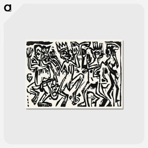 アートポストカード-Die Irren III
 - デトロイト美術館 Postcard.