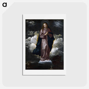 アートポストカード-The Immaculate Conception - ディエゴ ベラスケス Postcard.