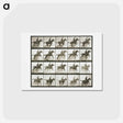 アートポストカード-Jumping a Hurdle
 - エドワード マイブリッジ Postcard.