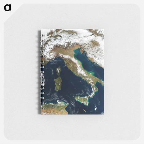 アートメモ帳-Alps Under Snow
 - 上空からの地球 Memo.