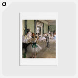 アートポストカード-La Classe de danse - エドガー ドガ Postcard.