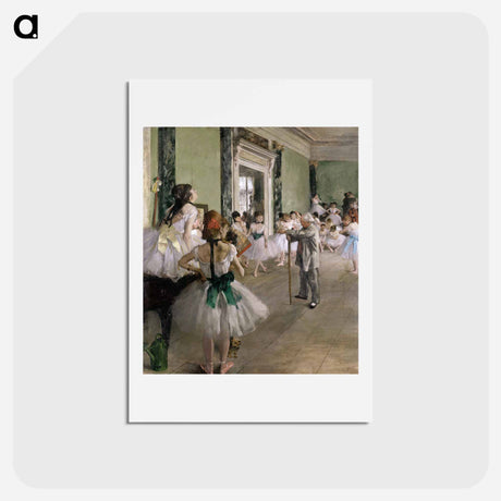 アートポストカード-La Classe de danse - エドガー ドガ Postcard.