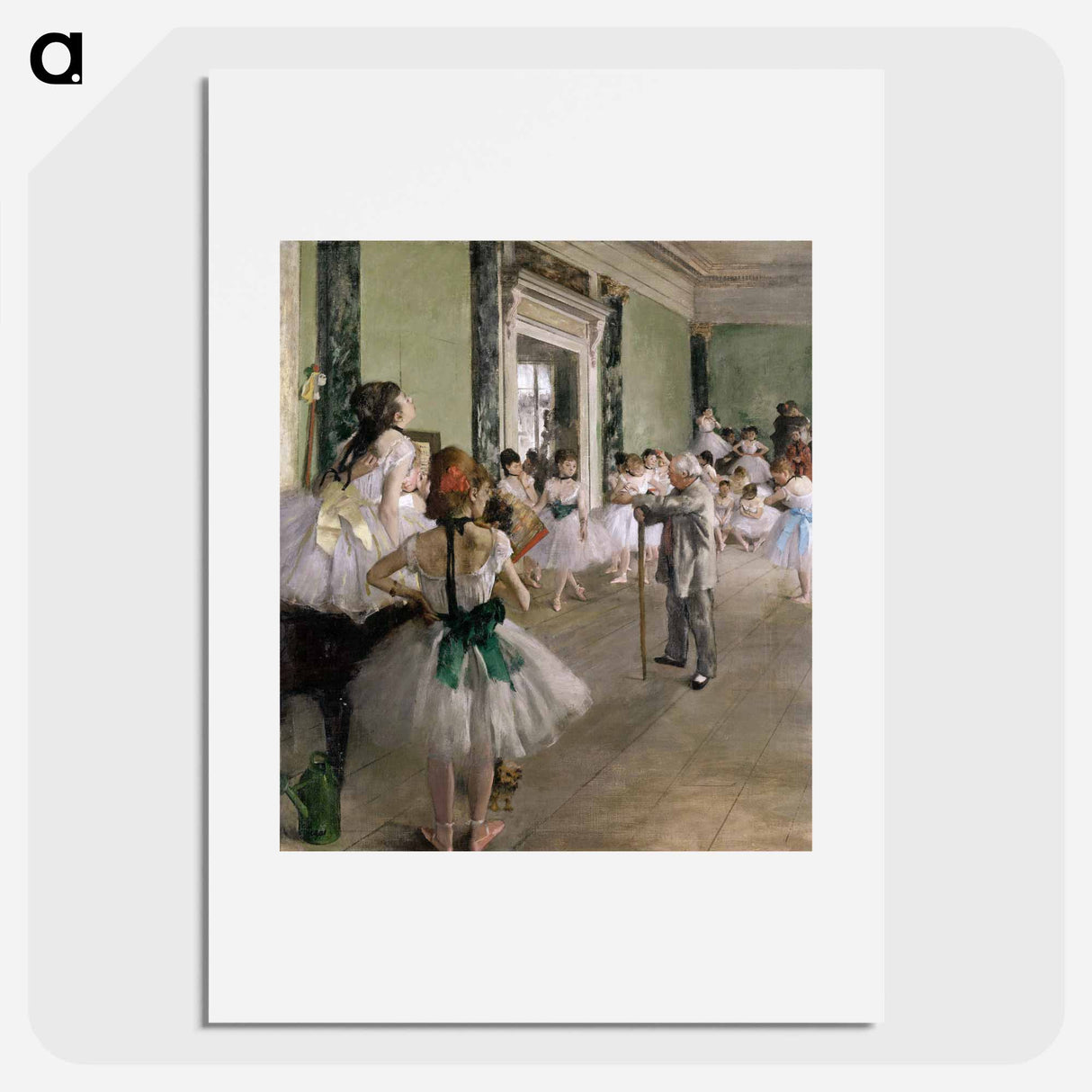 La Classe de danse - Edgar Degas Poster.