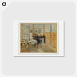 アートポストカード-Ker-Xavier Roussel Reading - エドゥアール ヴュイヤール Postcard.