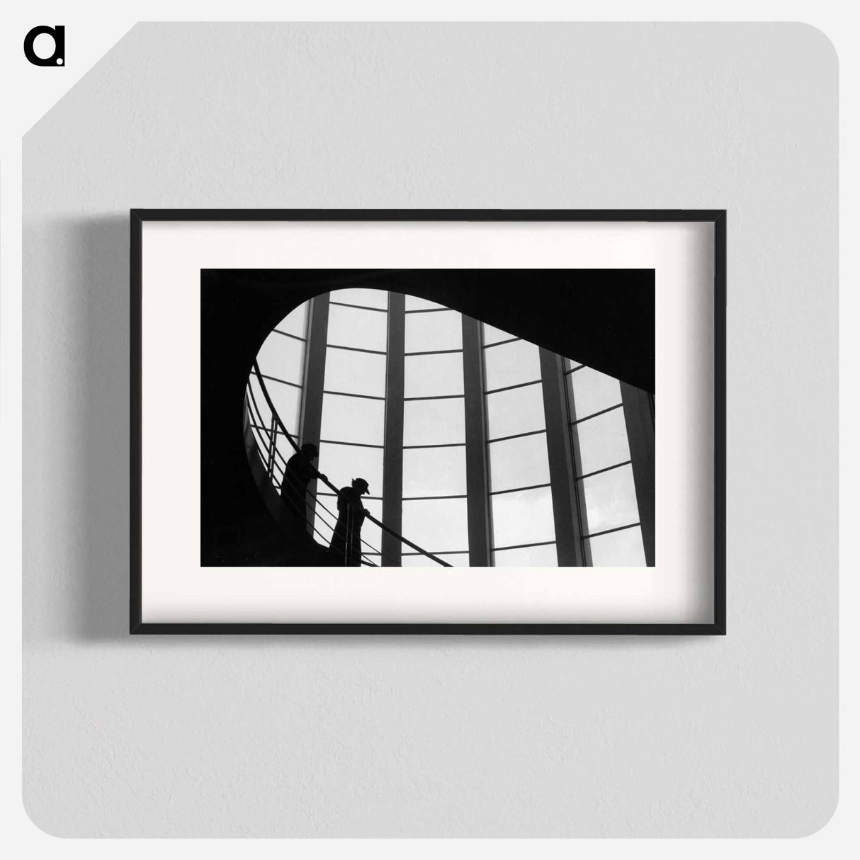 Staircase, Australian pavilion, New Zealand Centennial Exhibition, Wellington - エリック リー ジョンソン Poster.