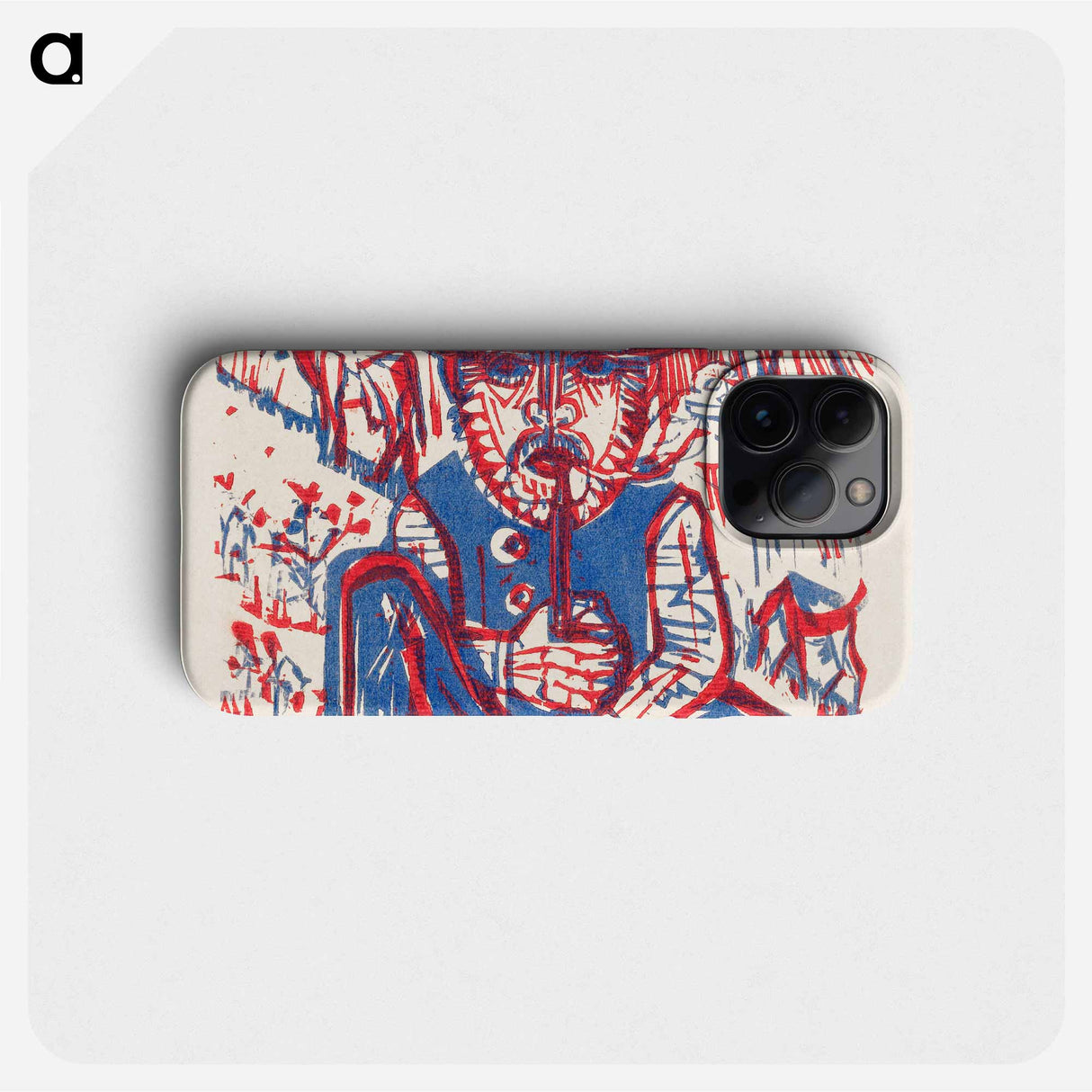 Smoking Peasant - Ernst Ludwig Kirchner Phone Case.