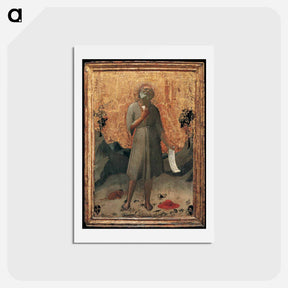 アートポストカード-Penitent St. Jerome - フラ アンジェリコ Postcard.