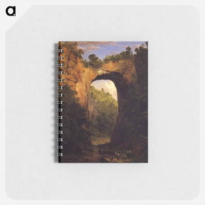 アートメモ帳-The Natural Bridge, Virginia - フレデリック エドウィン チャーチ Memo.