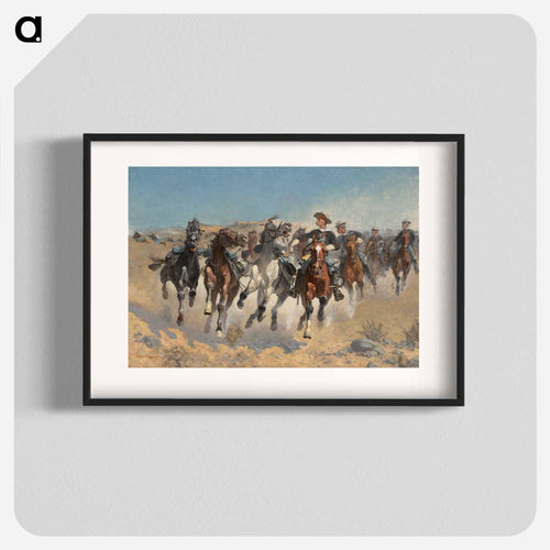 Dismounted: The Fourth Troopers Moving the Led Horses
 - フレデリック レミントン Poster.