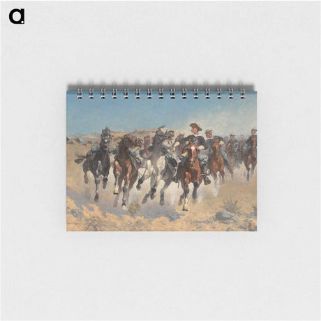 アートメモ帳-Dismounted: The Fourth Troopers Moving the Led Horses
 - フレデリック レミントン Memo.