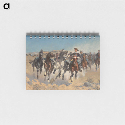 Dismounted: The Fourth Troopers Moving the Led Horses
 - Frederic Remington Memo.